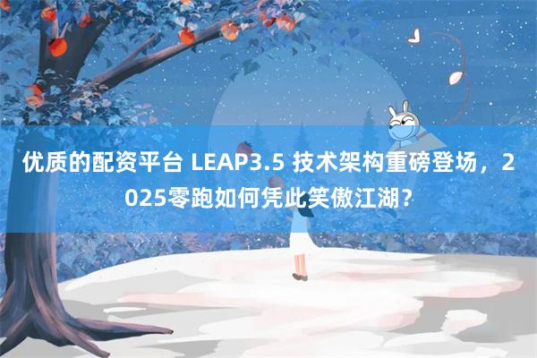 优质的配资平台 LEAP3.5 技术架构重磅登场，2025零跑如何凭此笑傲江湖？