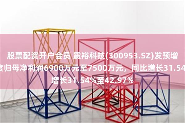 股票配资开户会员 震裕科技(300953.SZ)发预增，预计一季度归母净利润6900万元至7500万元，同比增长31.54%至42.97%