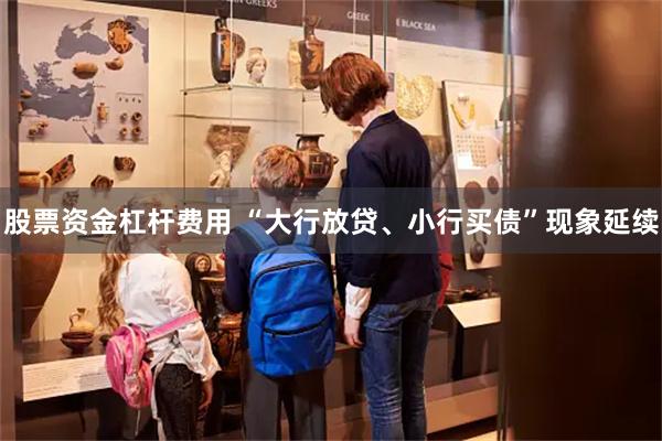 股票资金杠杆费用 “大行放贷、小行买债”现象延续